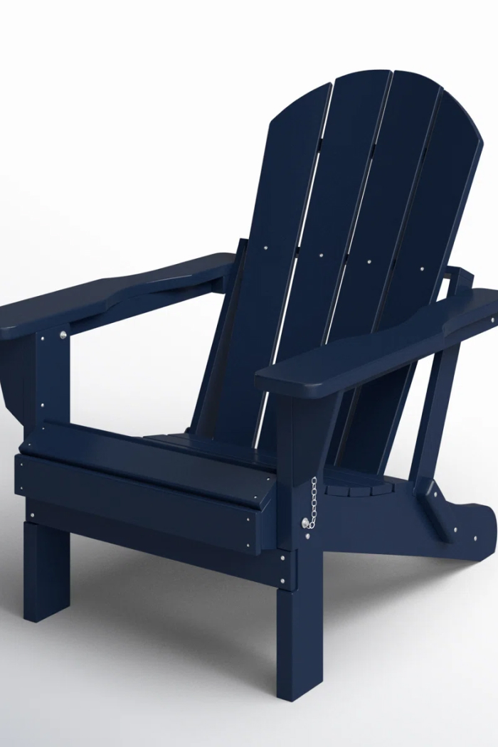 Shawnna Weather-Resistant Foldable Outdoor Adirondack Chair