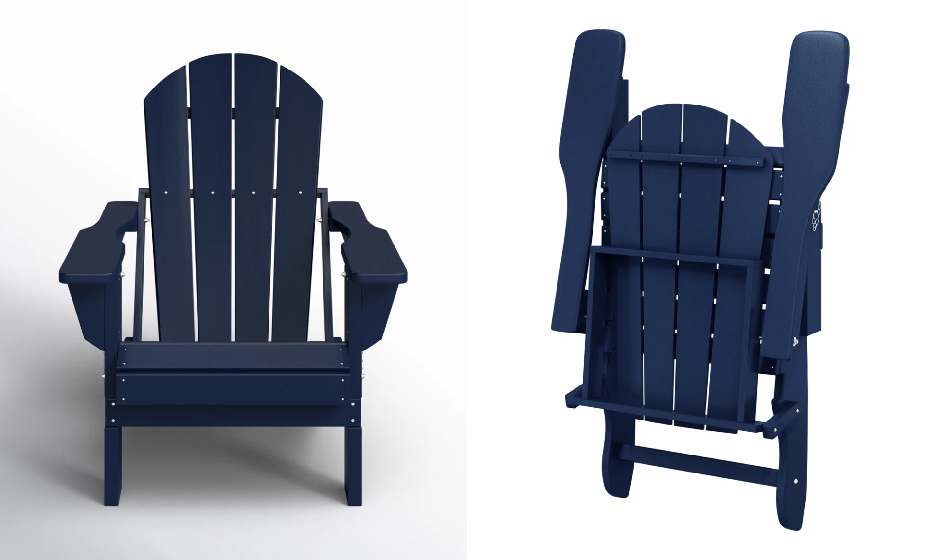 Shawnna Weather-Resistant Foldable Adirondack Chair