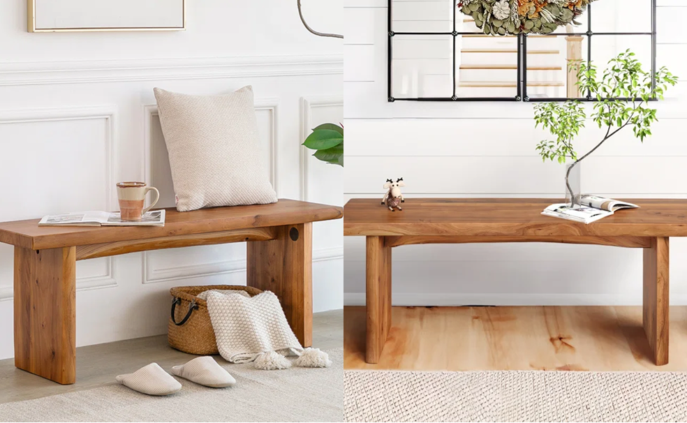 Wood Bench