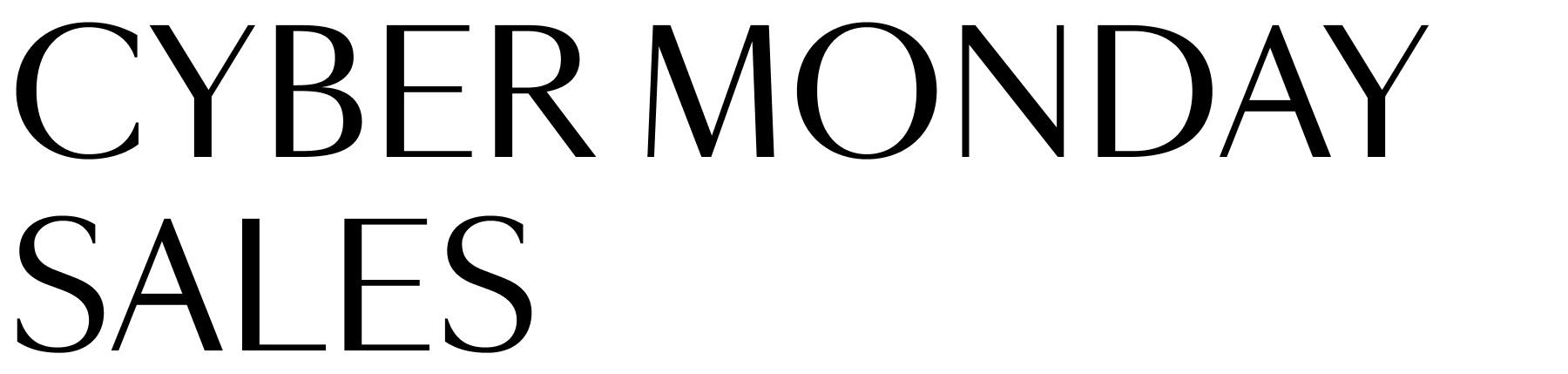 Cyber Monday Sales