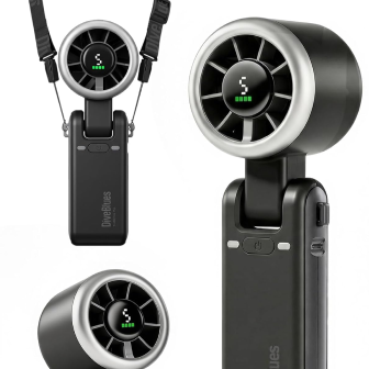 A handheld fan for road trips and long camp days…