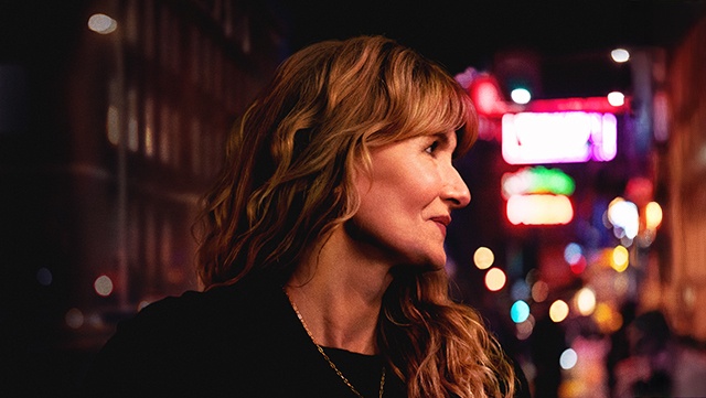 A still of Laura Dern acting in IS THIS THING ON?