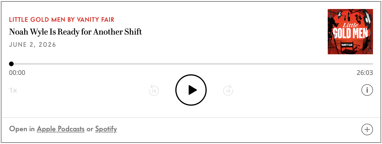 Vanity Fair | Little Gold Men Podcast