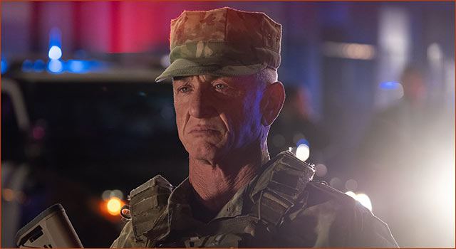 A still of Sean Penn acting in ONE BATTLE AFTER ANOTHER.