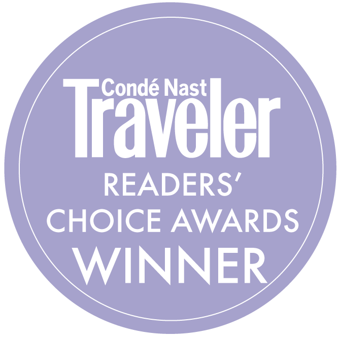 Conde Nast Traveler Readers Choice Awards Winner 
