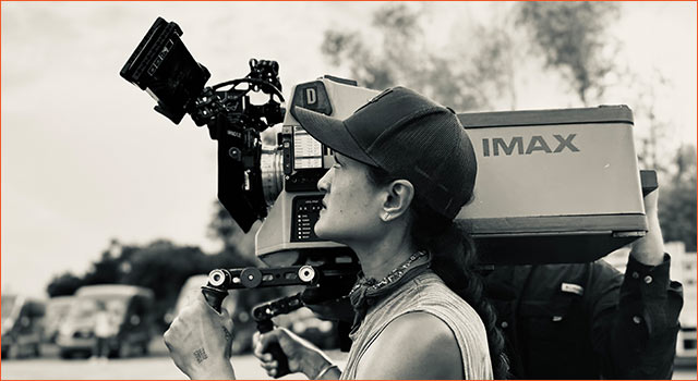 Autumn Durald Arkapaw filming SINNERS.