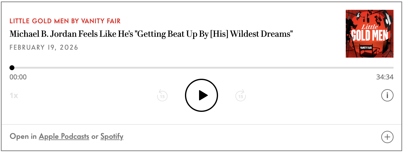 Vanity Fair | Little Gold Men Podcast