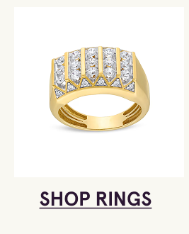 A gold multi diamond ring. Click here to shop rings