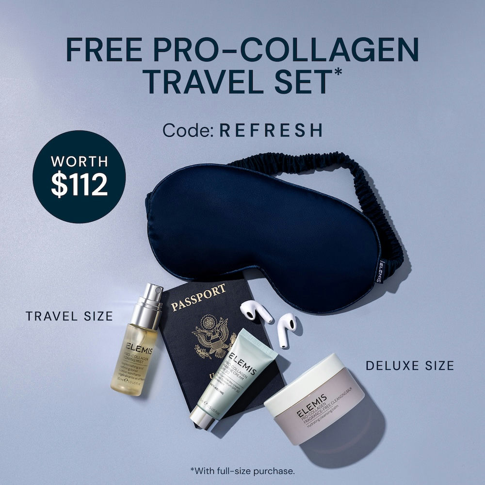 FREE PRO-COLLAGEN TRAVEL SET* | Code REFRESH | WORTH $112 | *With full-size purchase.