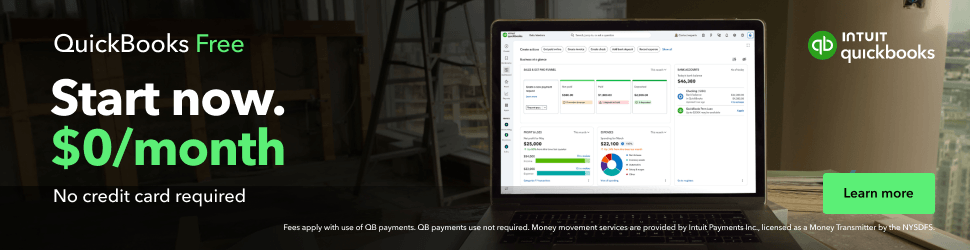QuickBooks Free gives solo and new business owners a simple way to keep business finances organized without a monthly subscription or credit card required QuickBooks Free gives solo and new business owners a simple way to keep business finances organized without a monthly subscription or credit card required