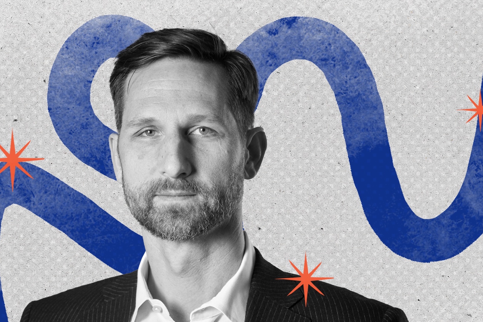 Illustration of CFR fellow Sam Vigersky.