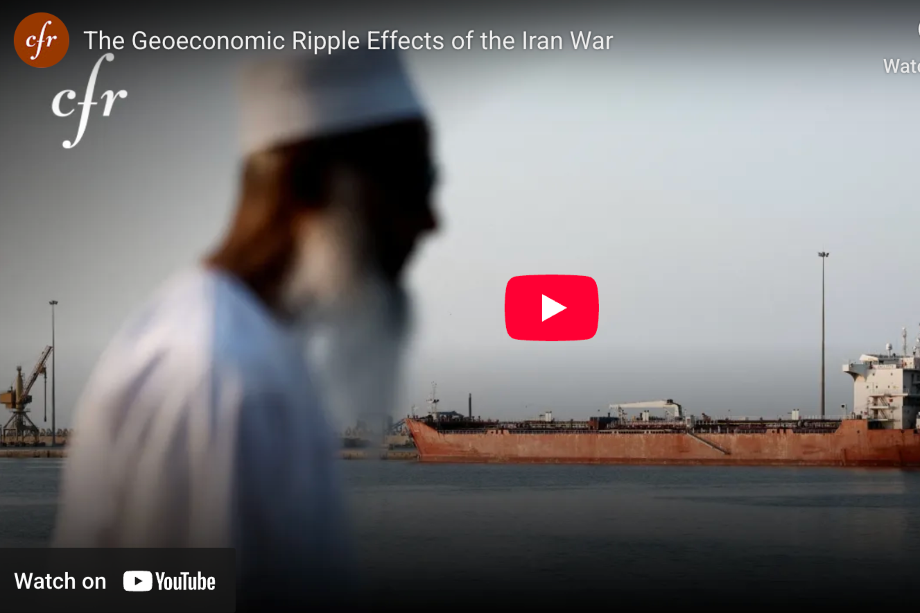 The Geoeconomic Ripple Effects of the Iran War [Event] 