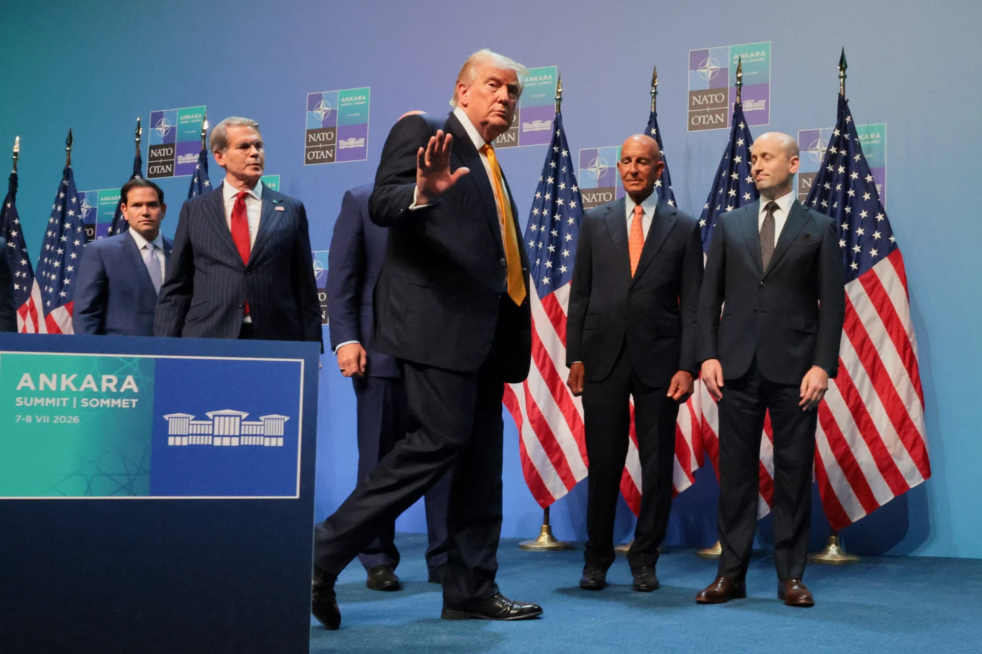 Trump at NATO Summit in Ankara, Turkey