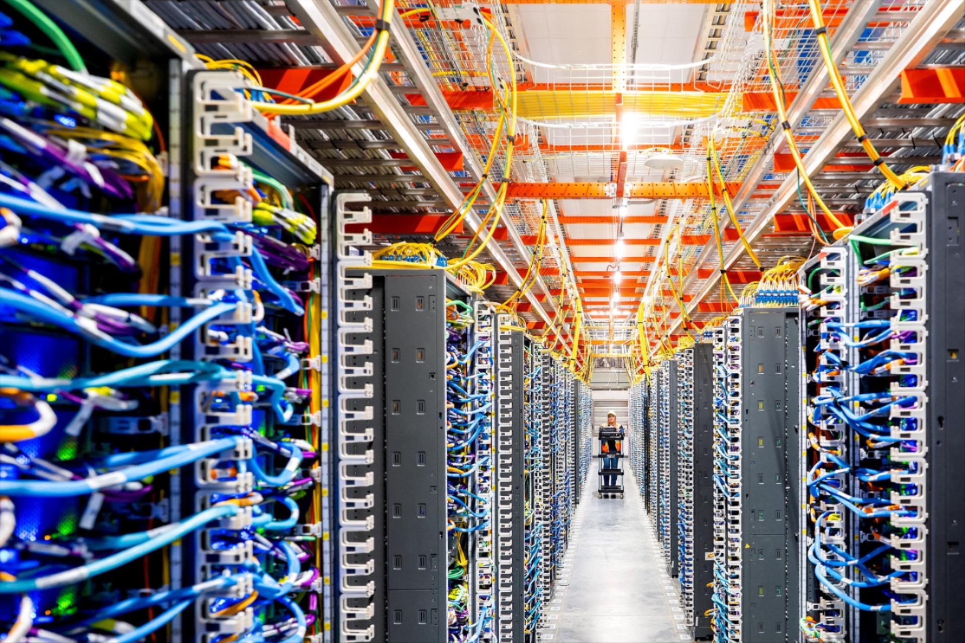 An AI data center in New Carlisle, Indiana, U.S., October 2, 2025.