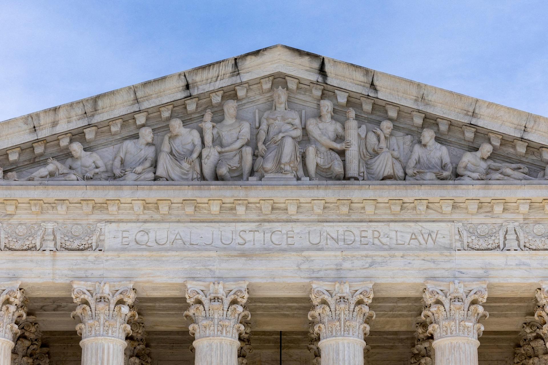 General view shows the United States Supreme Court, in Washington, U.S., February 8, 2024. REUTERS/Amanda Andrade-Rhoades/File Photo