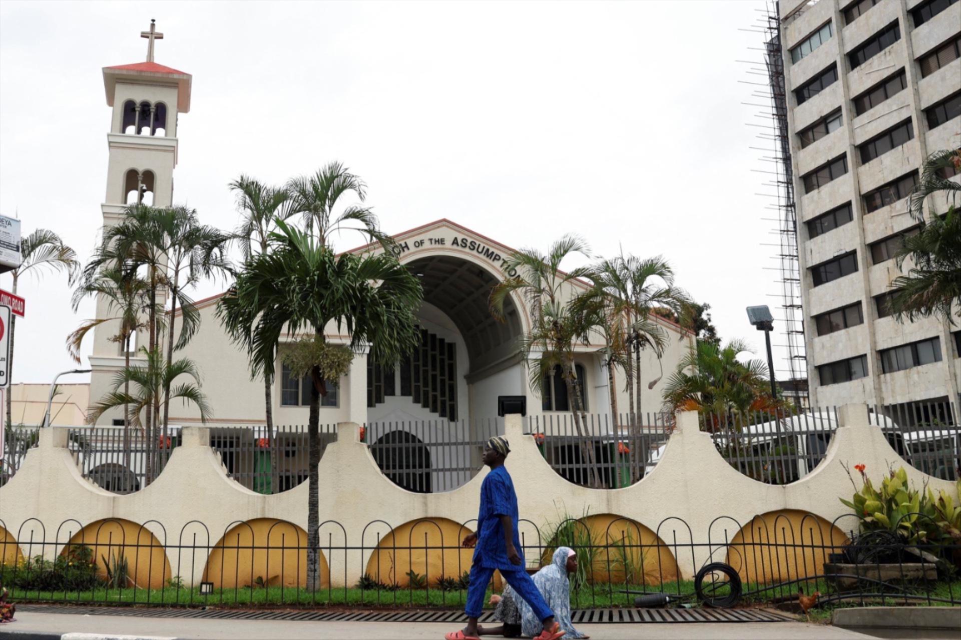 The Church Of The Assumption in Ikoyi, Lagos, Nigeria November 3, 2025. 