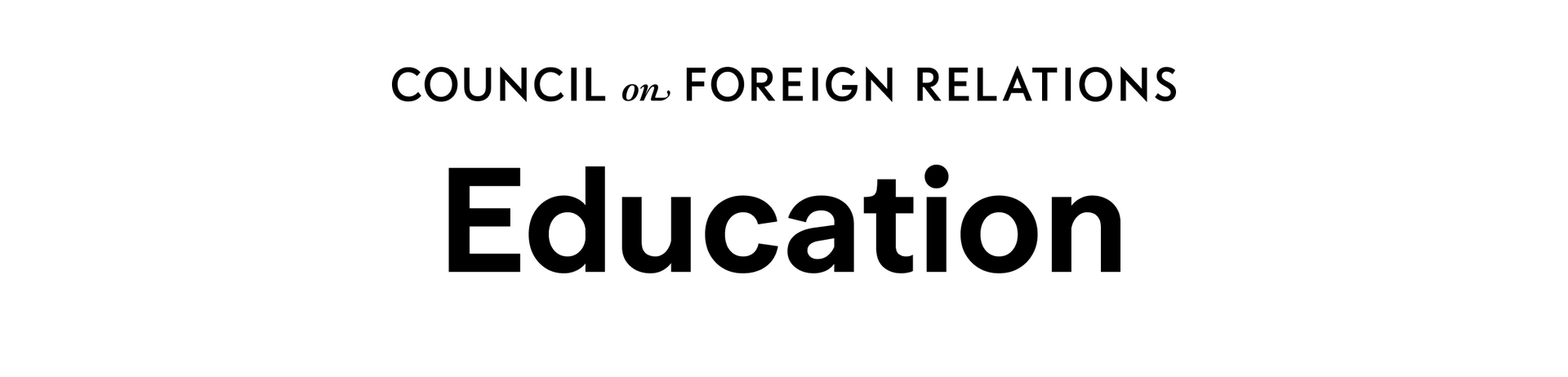 Council on Foreign Relations