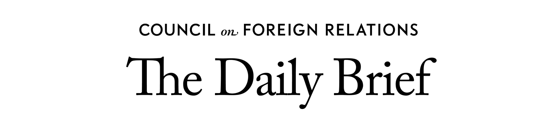 Council on Foreign Relations