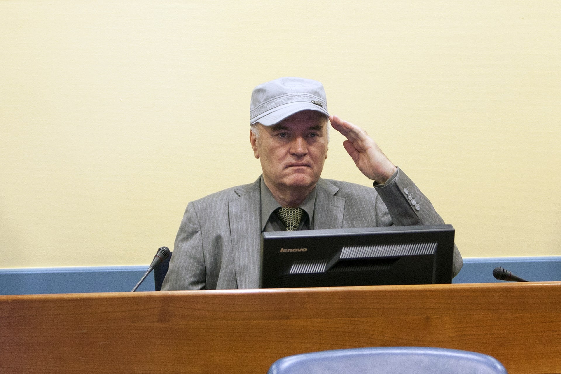 Mladić at ICTY in 2011