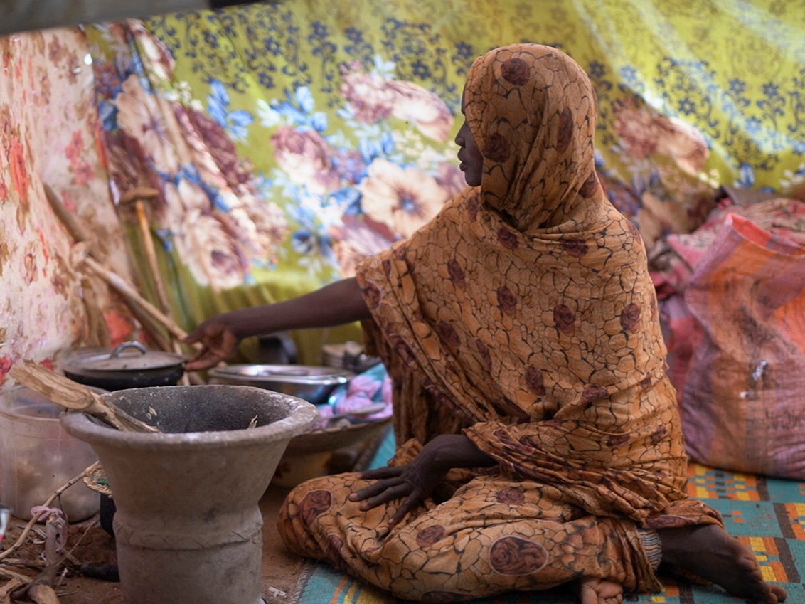 A person who contracted HIV after losing access to PrEP, washes his face, in Asaba, Delta State, Nigeria, on May 31, 2025.  