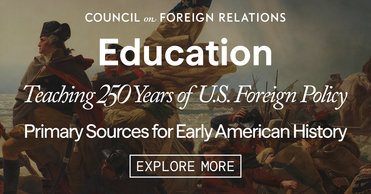  Teaching 250 Years of U.S. Foreign Policy resources