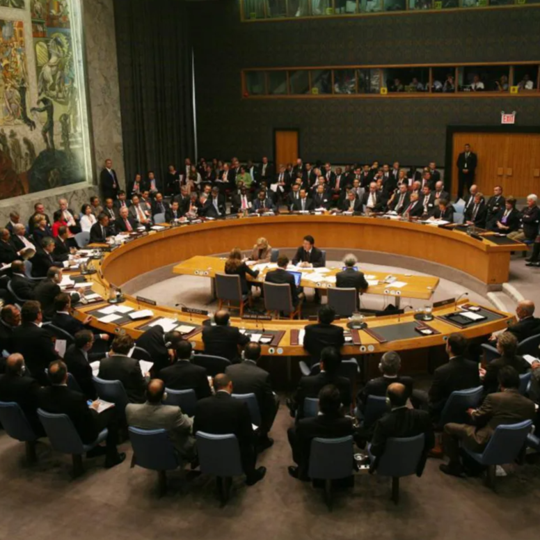 The Security Council holds an open debate at the United Nations Headquarters in New York City on March 25, 2009