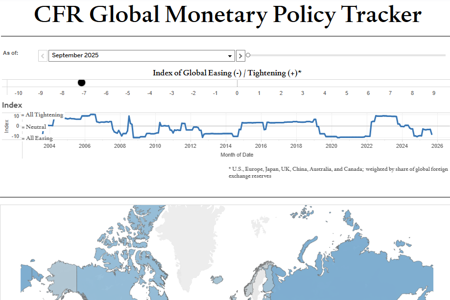 CFR’s Global Monetary Policy Tracker