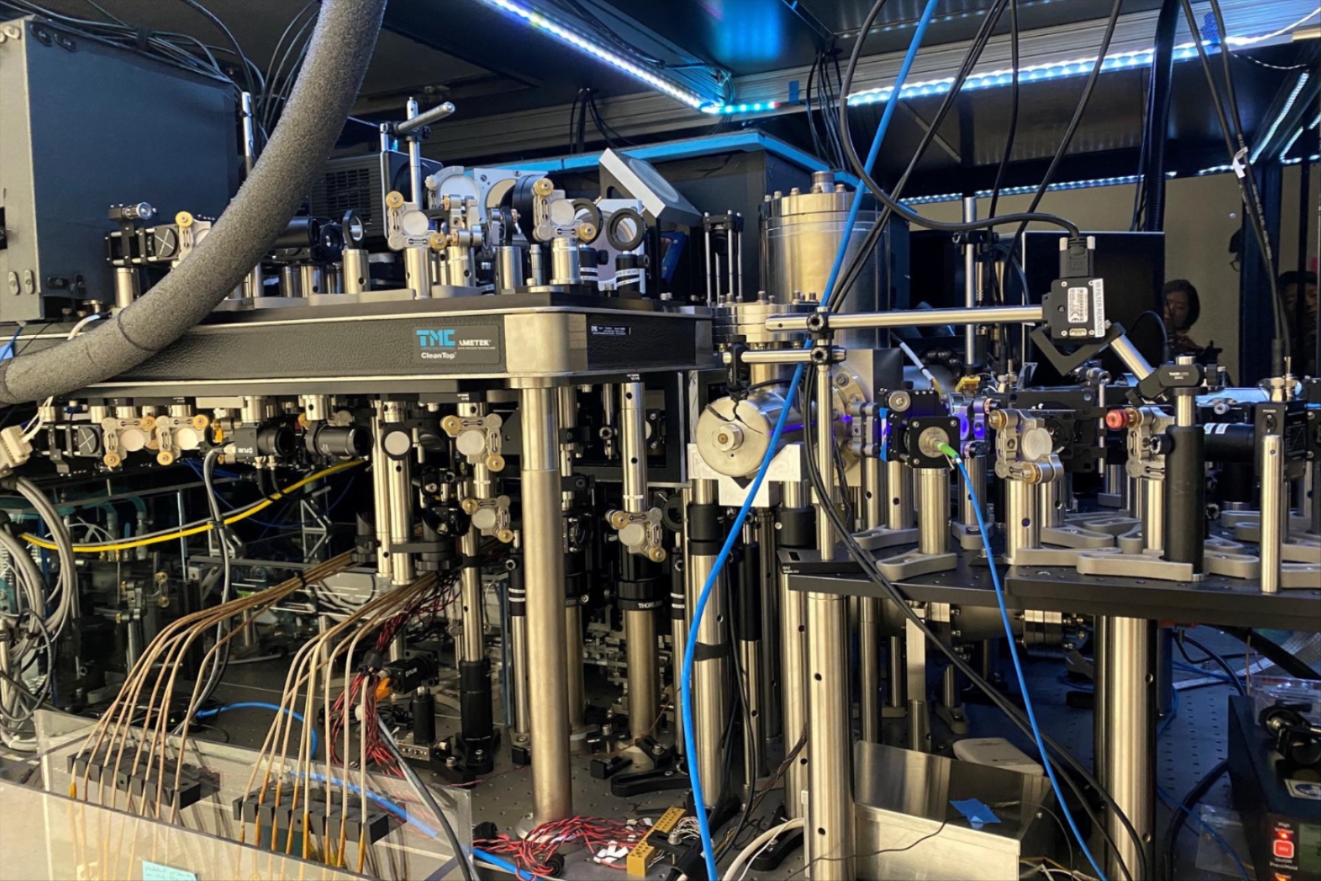 An Atom Computing's Phoenix quantum computer is seen in Berkeley, California, July 21, 2022.