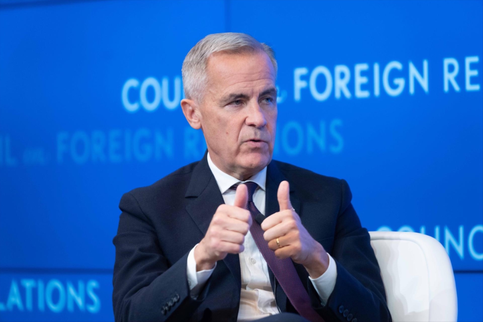 Canadian Prime Minister Mark Carney at a CFR event on Sept. 22, 2025.