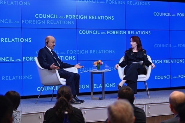 Yemeni President Rashad Al-Alimi at a CFR event on Sept. 24, 2025.