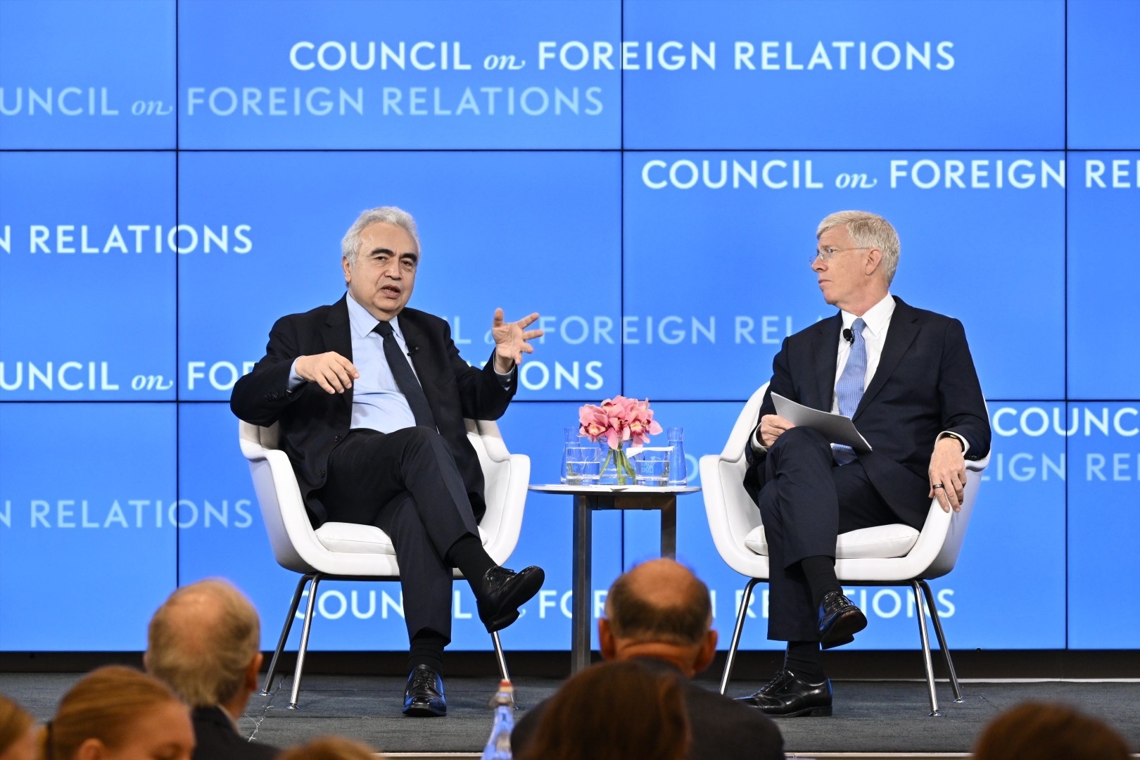 International Energy Agency Executive Director Fatih Birol at a CFR meeting on Sept. 25, 2025.