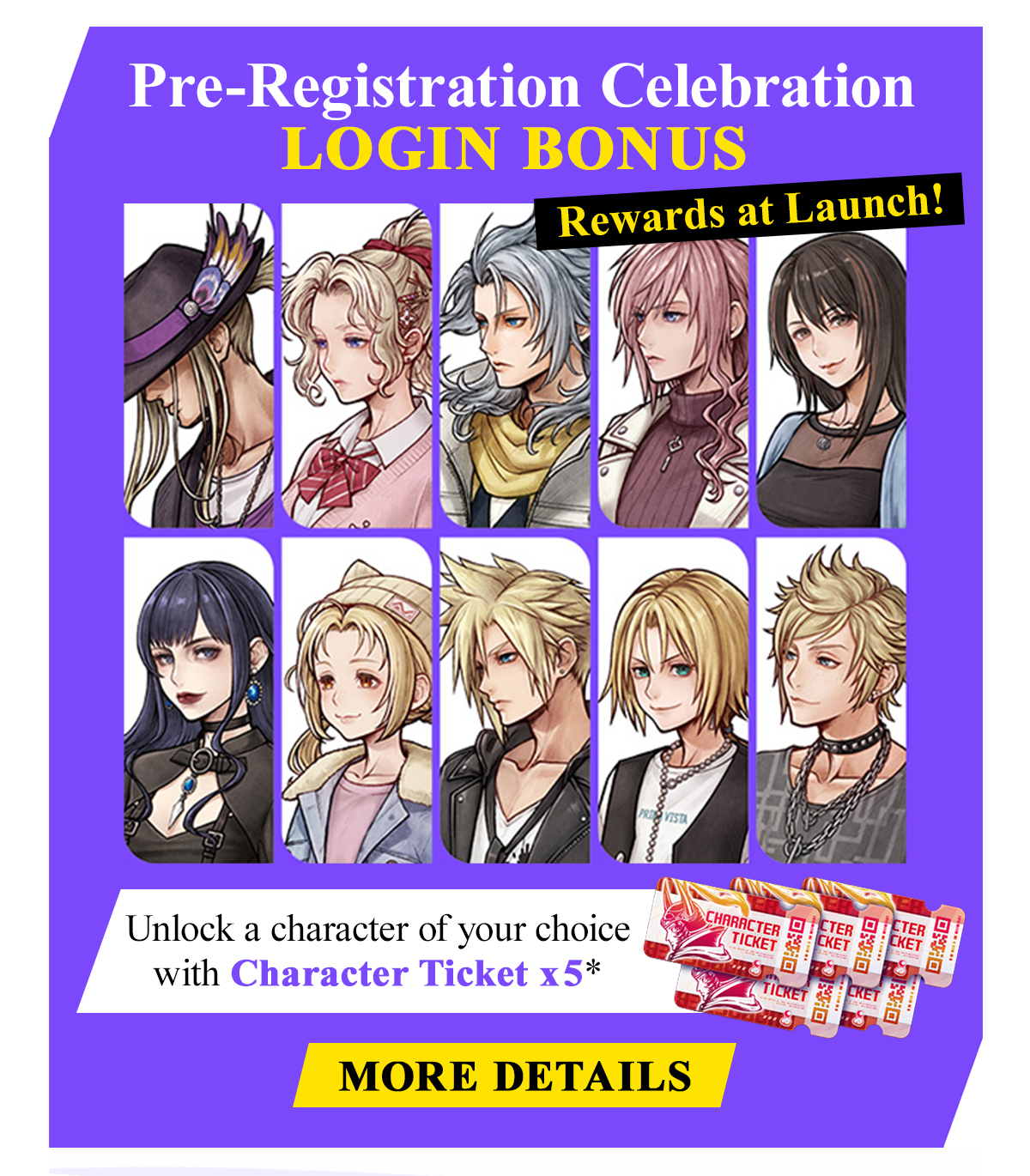 Pre-Registration Celebration LOGIN BONUS - Rewards at Launch!