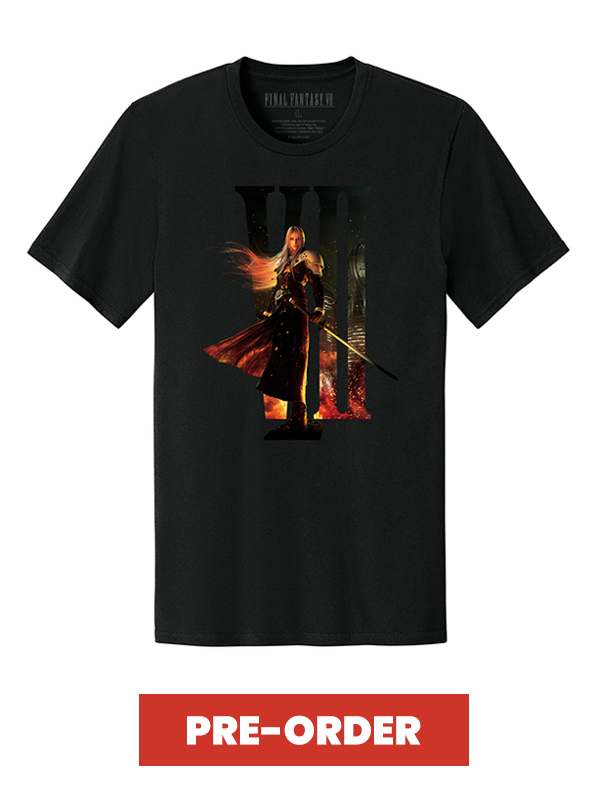 FINAL FANTASY VII Key Visual T-shirt - SEPHIROTH