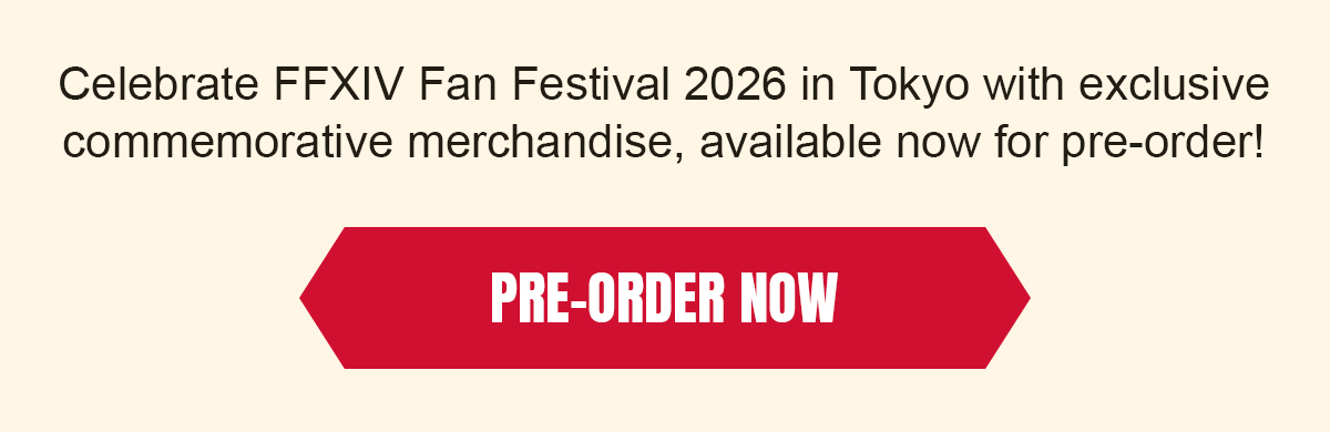 FINAL FANTASY XIV Fan Festival merchandise