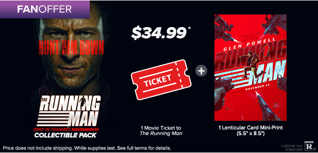 THE RUNNING MAN COLLECTIBLE PACK