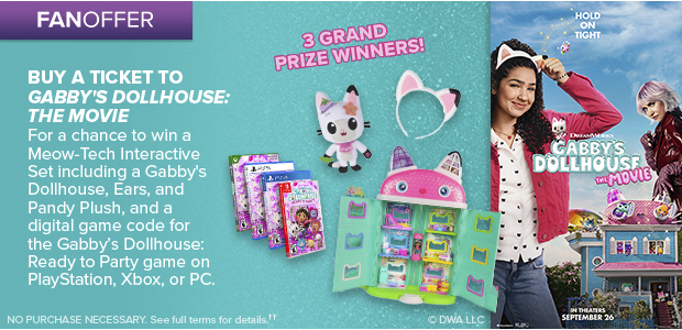 BUY A TICKET TO GABBY'S DOLLHOUSE: THE MOVIE