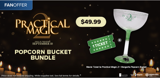 PRACTICAL MAGIC 2 POPCORN BUCKET BUNDLE*