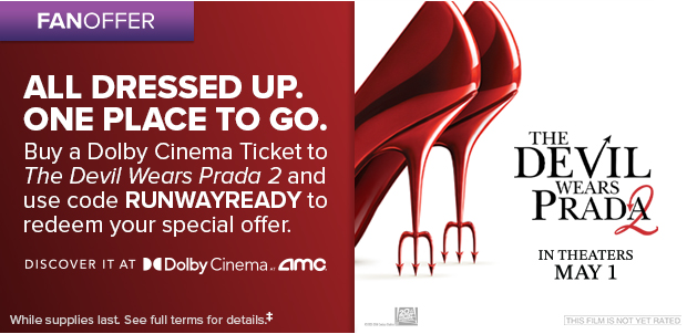 ALL DRESSED UP. ONE PLACE TO GO.‡