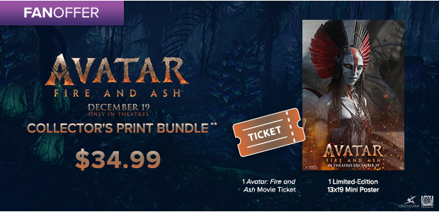 AVATAR: FIRE AND ASH COLLECTOR'S PRINT BUNDLE