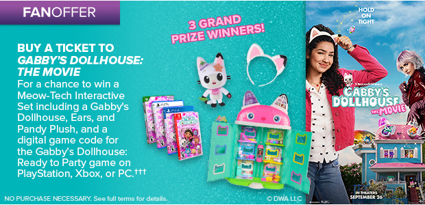 BUY A TICKET TO GABBY'S DOLLHOUSE: THE MOVIE
