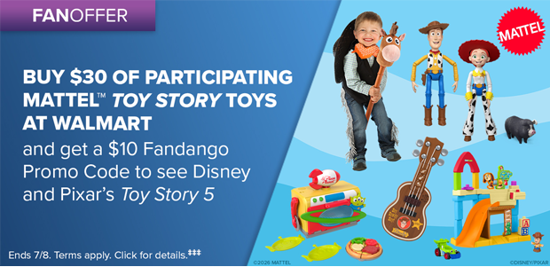 BUY $30 OF PARTICIPATING MATTEL TOY STORY TOYS AT WALMART‡‡‡