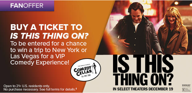 BUY A TICKET TO IS THIS THING ON?