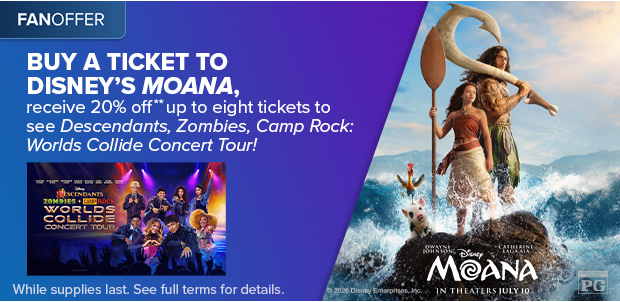 BUY A TICKET TO DISNEY'S MOANA**
