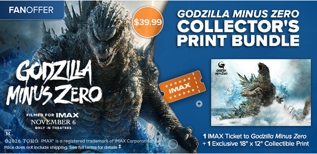 GODZILLA MINUS ZERO COLLECTOR'S PRINT BUNDLE‡