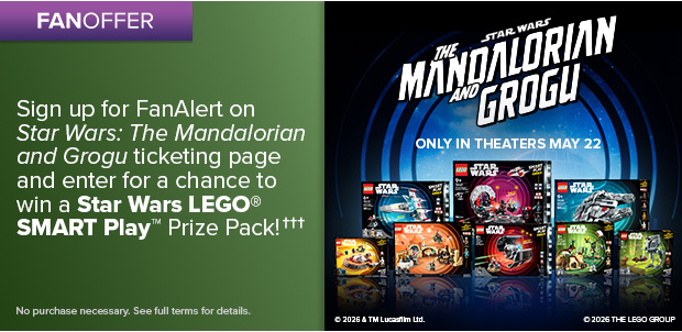 SIGN UP FOR FANALERT ON STAR WARS: THE MANDALORIAN & GROGU†††