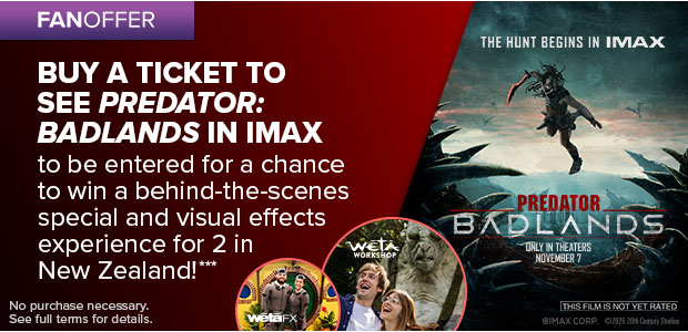 BUY A TICKET TO SEE PREDATOR: BADLANDS IN IMAX