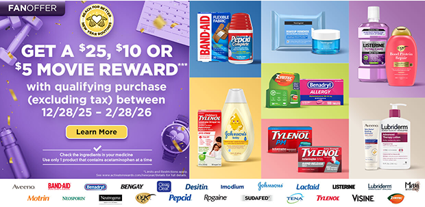 GET A $35, $10 OR $5 MOVIE REWARD***