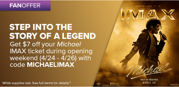STEP INTO THE STORY OF A LEGEND‡