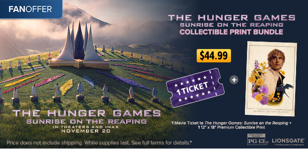 THE HUNGER GAMES: SUNRISE ON THE REAPING COLLECTIBLE PRINT BUNDLE*