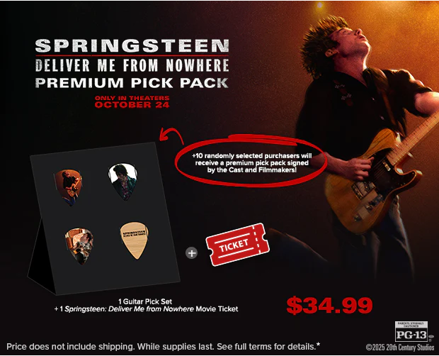 SPRINGSTEEN: DELIVER ME FROM NOWHERE PREMIUM PICK PACK